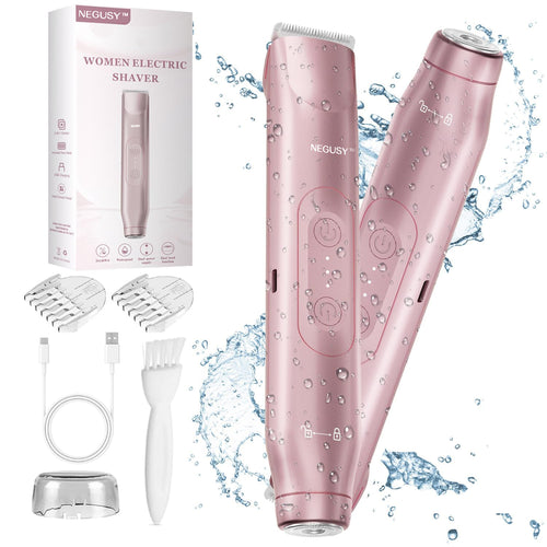 Last 3 Hours: 2nd Only $9.99!  NEGUSY™ 2-in-1 Women’s Electric Shaver – Dual Head Precision Trimmer