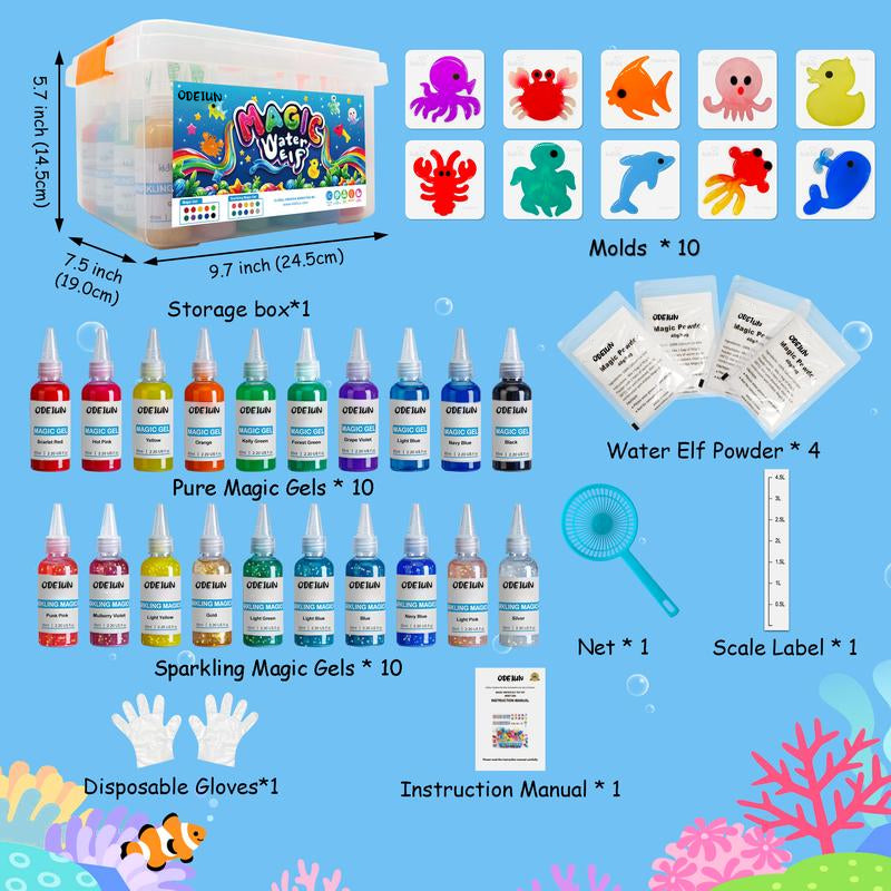 Magic Water Elf Toy Kit with Magic Gels