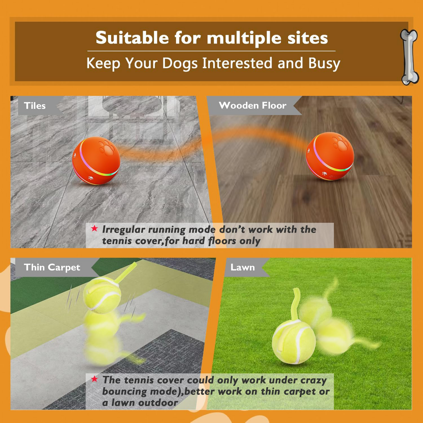 ✨2025 New Release -50% Off - Pet Bounce Ball for Cats🐱 & Dogs🐶
