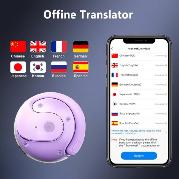 🏆LAST DAY SALE 60% OFF⏰AI Translation T26  Pro MAX Wireless Bluetooth Translation Earbuds