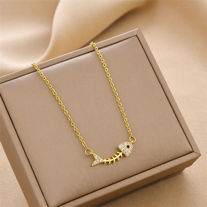 Fishbone Necklace