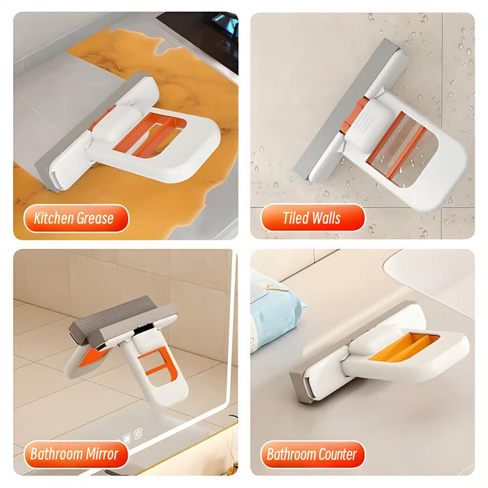 🔥Ends Tonight: Get 60% OFF Before It’s Gone!🔥 🧽Mini Foldable Desktop Mop - Hand-Free Wringing